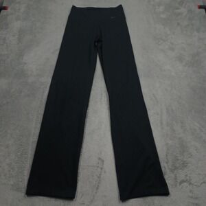 Nike Pants Womens Small Black Dri Fit Wide Leg Pull On Yoga Activewear
